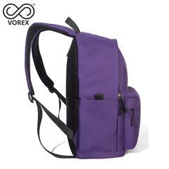 VOREX Korean Style Minimalist Design Backpack For Women Teens Girl Backpack For School Bag For Student Good For School And Travel Unisex (Red /Black/Purple) | VCY6813