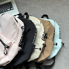 Lightweight Solid Color Small Backpack for Women - Korean Style Cute School Bag, Large Capacity for Middle/High School & College Students, Laptop Backpack | 341