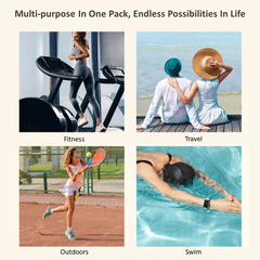 3-in-1 Transparent Waterproof Toiletry Bag Set – Pink & White Travel Makeup Organizer (Small/Medium/Large), Foldable Cosmetic Storage for Gym, Beach, Swimming & Daily Use | RMB3in1