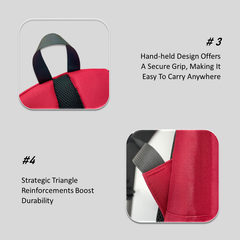 VOREX Korean Style Minimalist Design Backpack For Women Teens Girl Backpack For School Bag For Student Good For School And Travel Unisex (Red /Black/Purple) | VCY6813