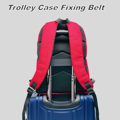 VOREX Korean Style Minimalist Design Backpack For Women Teens Girl Backpack For School Bag For Student Good For School And Travel Unisex (Red /Black/Purple) | VCY6813