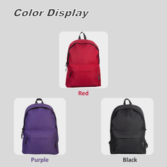 VOREX Korean Style Minimalist Design Backpack For Women Teens Girl Backpack For School Bag For Student Good For School And Travel Unisex (Red /Black/Purple) | VCY6813
