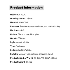 V0043 Ita bag New Cute Anime Backpack - Large Capacity Lightweight School Bag for Teens, Daily Casual & Travel