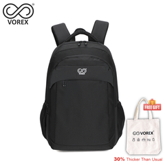 VOREX Backpack for Men, 28L, Professional Business 15.6 Inch Laptop Backpack with Multiple Organization Pockets Water Resistant Casual Daypack, Black | V1004