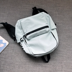 Lightweight Solid Color Small Backpack for Women - Korean Style Cute School Bag, Large Capacity for Middle/High School & College Students, Laptop Backpack | 341