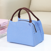 Stylish Insulated Lunch Bag for Adults & Kids - Perfect for Work, School & Office (Crimson Red/Light Blue) | R10954-14