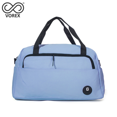 Vorex Large-Capacity Waterproof Sports & Travel Duffel Bag - Lightweight Multi-Carry Gym Bag with Side Pocket (Purple/Blue/Black)