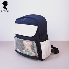 V0894 Japanese Style Color-Block Ita Backpack for Teens - Cute Anime Merch School Bag