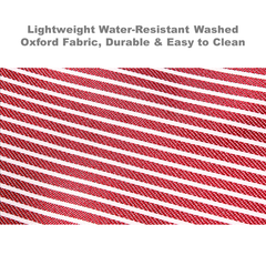 Stylish Insulated Lunch Bag for Adults & Kids - Perfect for Work, School & Office (Crimson Red/Light Blue) | R10954-14