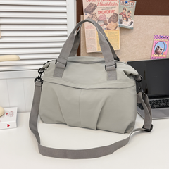 VOREX Lightweight Unisex Waterproof Sports, Fitness and Short - Trip Bag: Handheld or Cross - body Design, with Large Capacity (Green, Grey, Pink) | V4238