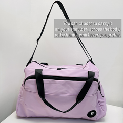 Vorex Large-Capacity Waterproof Sports & Travel Duffel Bag - Lightweight Multi-Carry Gym Bag with Side Pocket (Purple/Blue/Black)