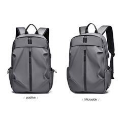 Stylish & Functional Black/Blue/Gray Backpack – Waterproof, USB-Charging, Ergonomic & Travel-Friendly | V6039