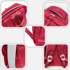 VOREX 2-in-1 Design! Unisex Backpack with Multiple Pockets & Huge Capacity, Ideal for Students and Travelers (Red & Black) | VJH294