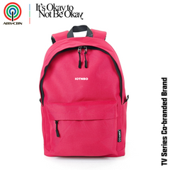 ABS-CBN Authorized VOREX V6813 Co-Branded Backpack – 'It’s Okay to Not Be Okay' TV Series Limited Edition | Red/Black | 15.6" Laptop Compartment, Durable Polyester