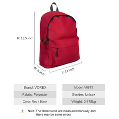 ABS-CBN Authorized VOREX V6813 Co-Branded Backpack – 'It’s Okay to Not Be Okay' TV Series Limited Edition | Red/Black | 15.6" Laptop Compartment, Durable Polyester