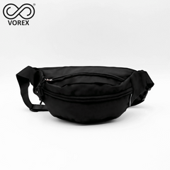 VOREX Unisex Trapezoid Chest Pack - Simple & Stylish, Large Capacity, Japanese - Ins Retro, Shoulder/Chest/Back Carry, Black & Pink | VT06