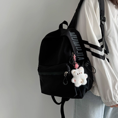 Lightweight Solid Color Small Backpack for Women - Korean Style Cute School Bag, Large Capacity for Middle/High School & College Students, Laptop Backpack | 341