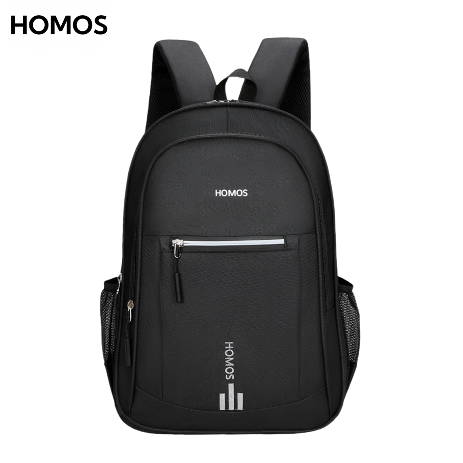 HOMOS Lightweight Backpack for Men, 20L, 14 Inch Travel Backpack for Laptop and Notebook Casual Daypack College Bag Rucksack for Men  Black | V301