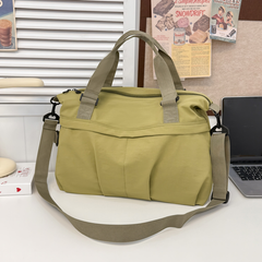 VOREX Lightweight Unisex Waterproof Sports, Fitness and Short - Trip Bag: Handheld or Cross - body Design, with Large Capacity (Green, Grey, Pink) | V4238