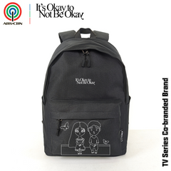 ABS-CBN Authorized VOREX V6813 Co-Branded Backpack – 'It’s Okay to Not Be Okay' TV Series Limited Edition | Red/Black | 15.6" Laptop Compartment, Durable Polyester